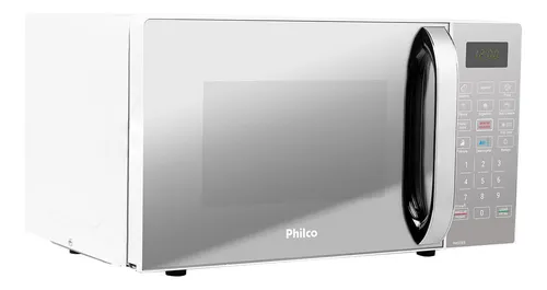 Micro-ondas Philco PMO23EB Limpa Fácil 20L Potência de 1100W Cor Branco.  -   R$ 499,00