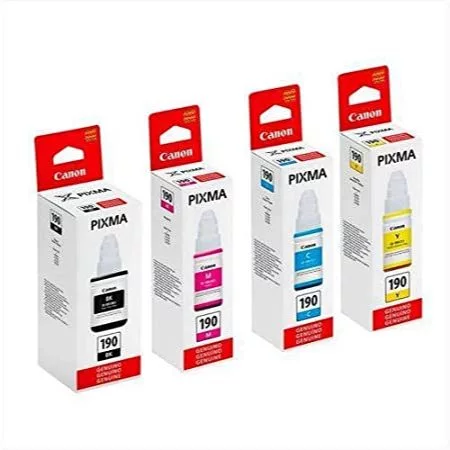 KIT 4 Tintas CANON G190 / G1100/G2010/G3100/G3110/G3111/G3102/G4100/G4102/G4110/G4111   -   48,74
