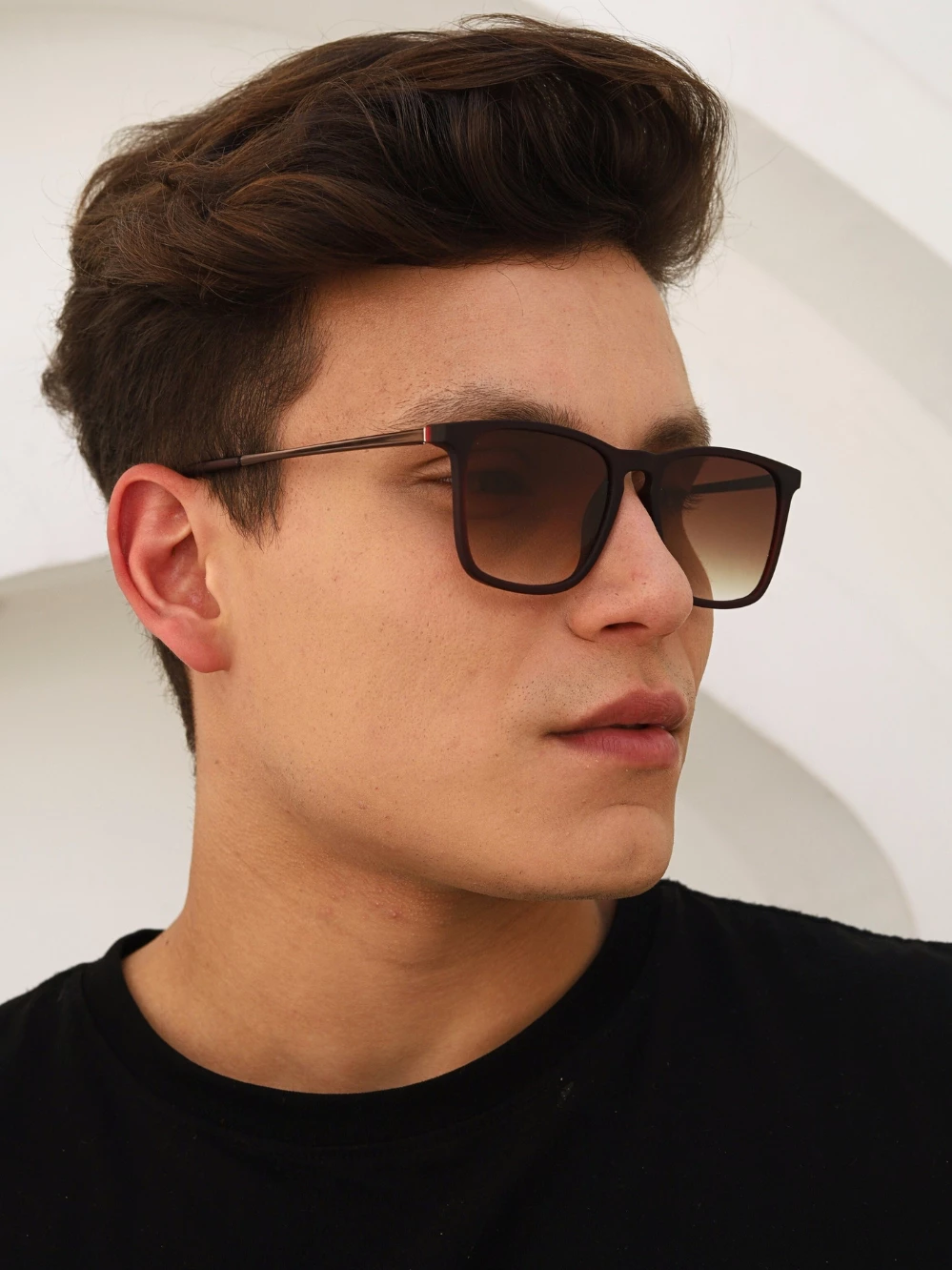 Oculos de Sol Marrom Premium Quadrado Classico Vintage uv400 Masculino/Feminino   -   69,99