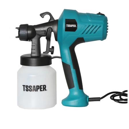Pistola Elétrica Para Pintura Pulverizador de Tinta com Bico de Metal e Compressor 450w - TSSAPER  - 129,95