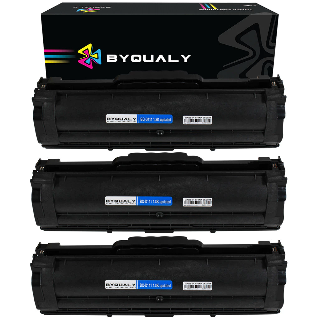 Kit 3 Toner Compatível Samsung D111 Mlt111 M2020 M2021 1,8k   -  130,95