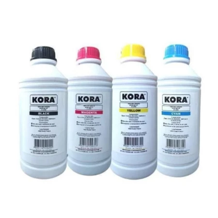 Kit 4 Litros Tintas Masterprint Kora Compatível Epson   -  129,50