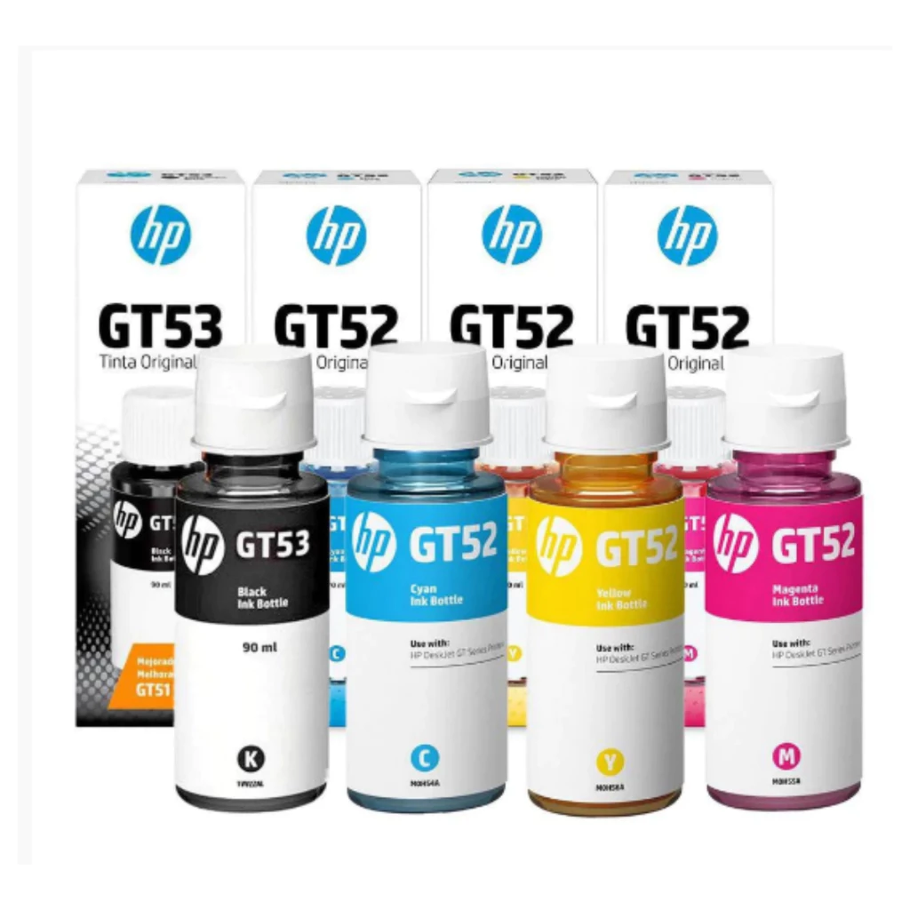 Kit 4 Tinta Hp GT 53 -52 Hp 416 116 Smart Tank Hp 584 517 532 617  -   48,74